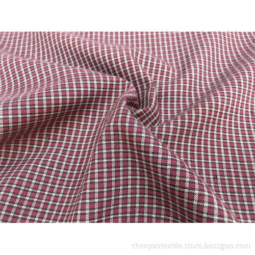 T/C Oxford Woven Yarn-dyed Plaid Fabric
